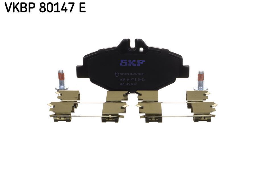 Jeu de 4 plaquettes de frein SKF ref. VKBP 80147 E